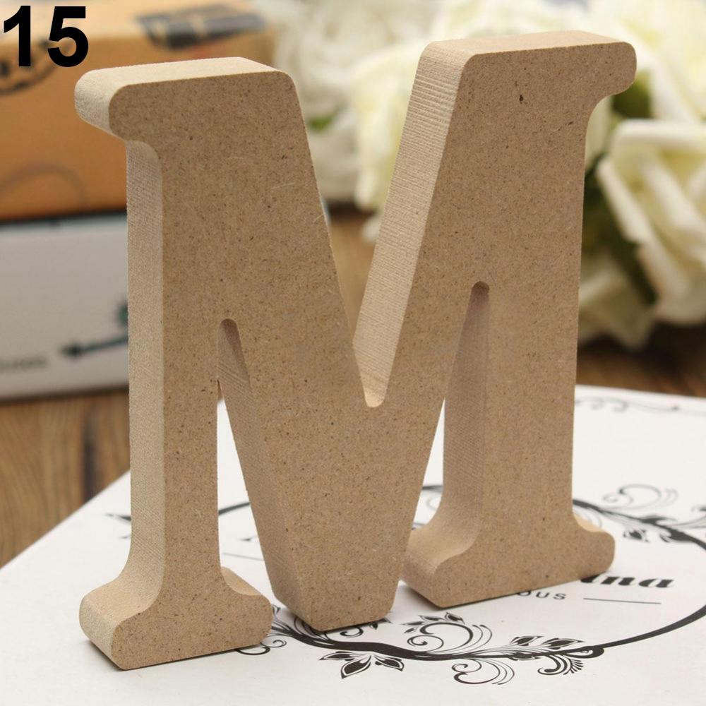 Wedding Z - 10cm wolnostojące A-Z drewno drewniane litery