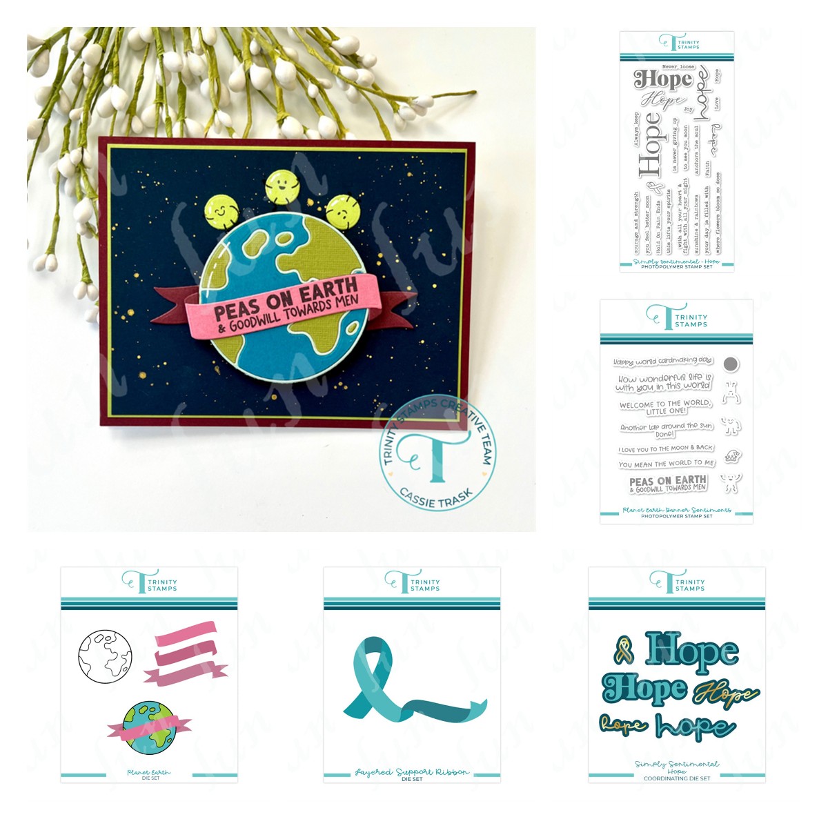 Papercraft Supply Ribbon - Warstwowe wsporcze metalowe matryce do cięcia