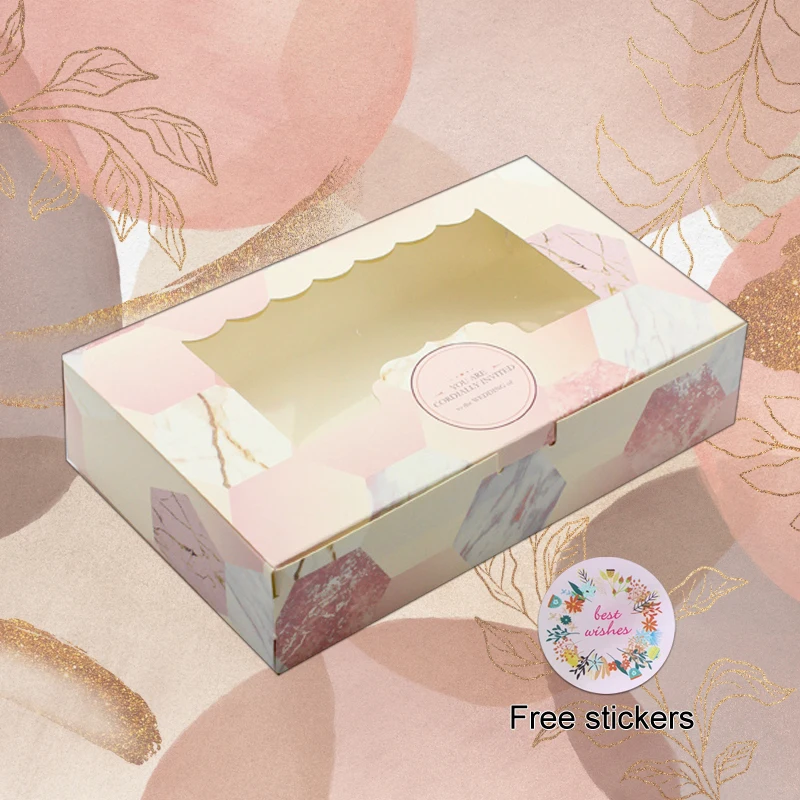 Wedding Favor Box - 20/50 SZT. Pudełka na Cukierki Ślubne
