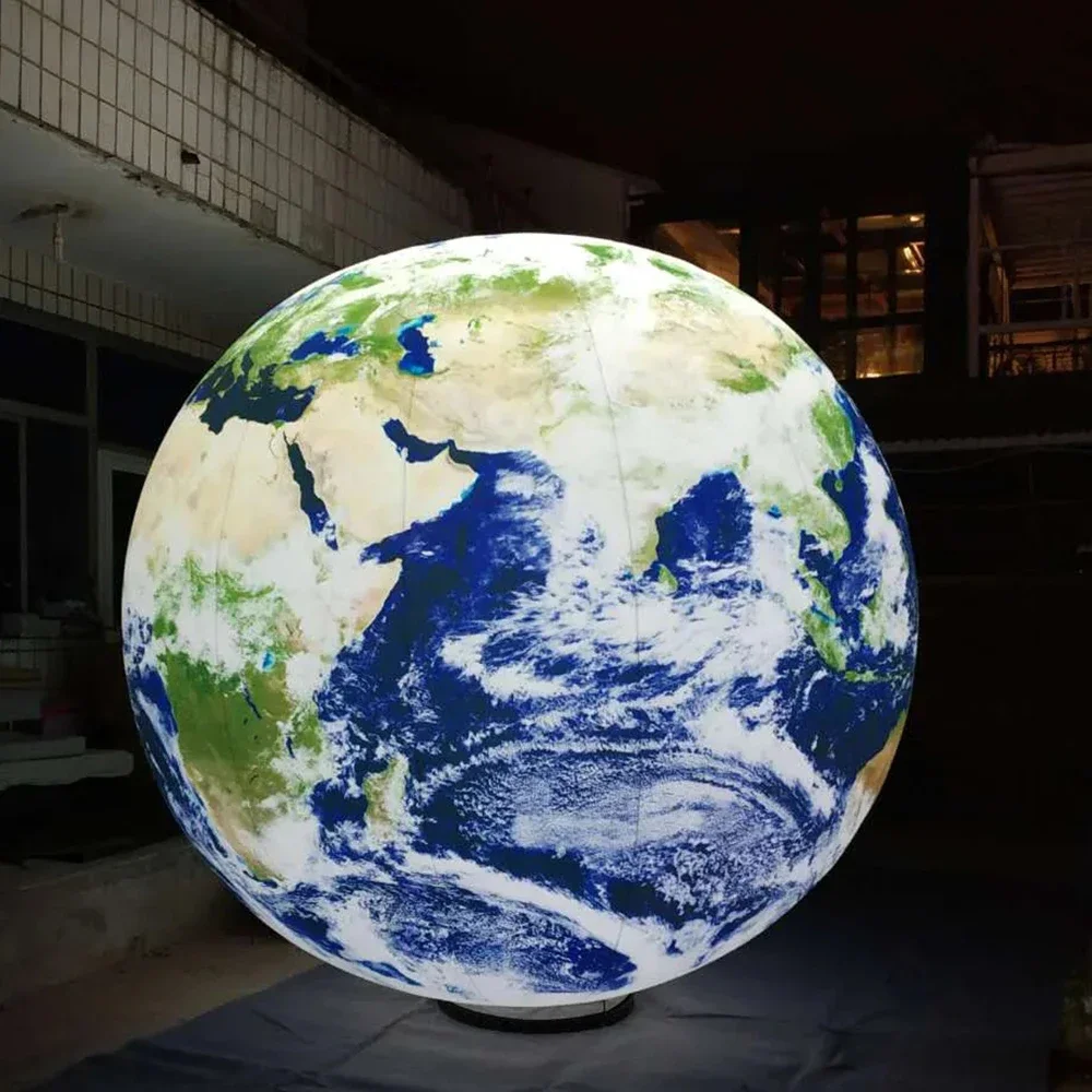 Balon PVC Ziemia z oświetlenie – Wedding Party Supply Store recenzja i cena