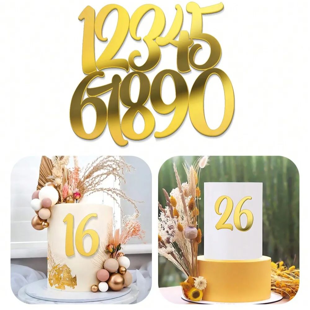 1 zestaw złote lustro akrylowe – Wedding Z recenzja i cena