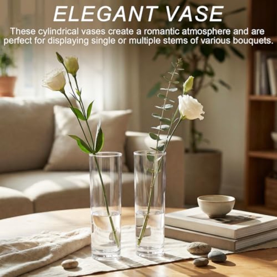 48 szt. akrylowych cylindryczn – Centerpiece Vase Tall recenzja i cena