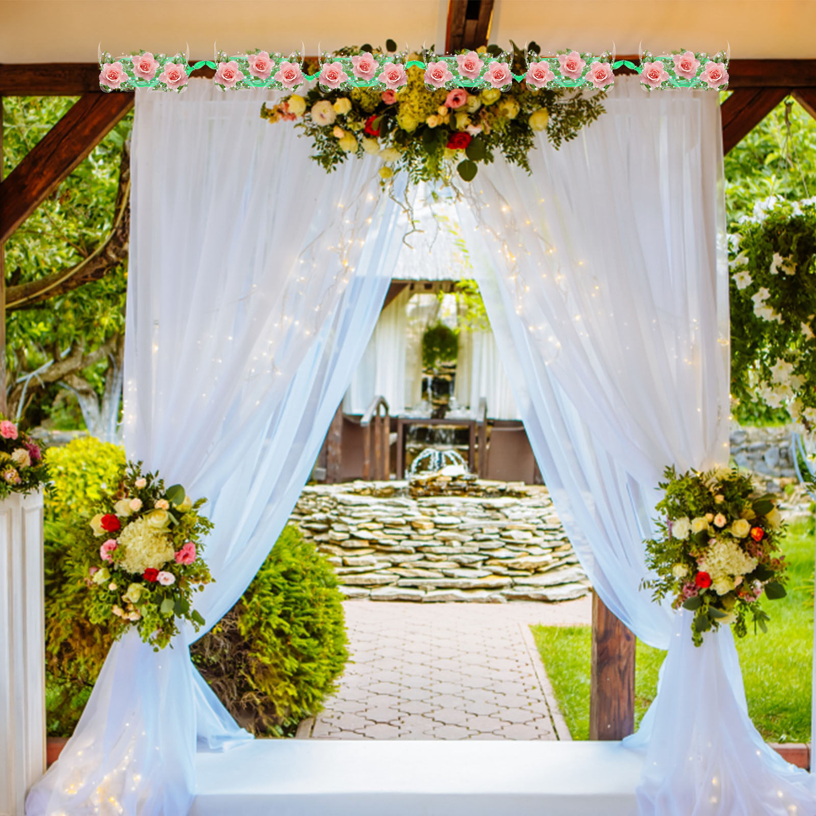 1 zestaw ganki florystycznej w – Wedding Decoration Supply recenzja i cena