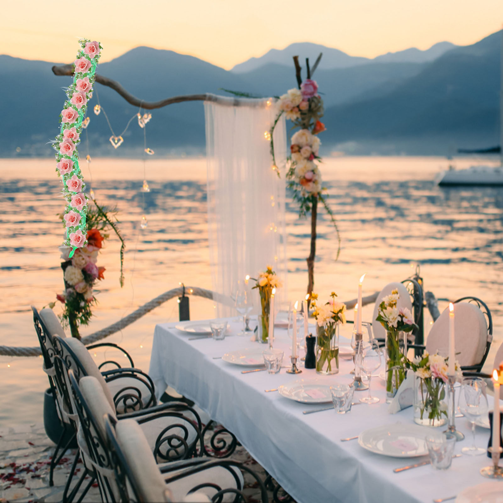 1 zestaw ganki florystycznej w – Wedding Decoration Supply recenzja i cena