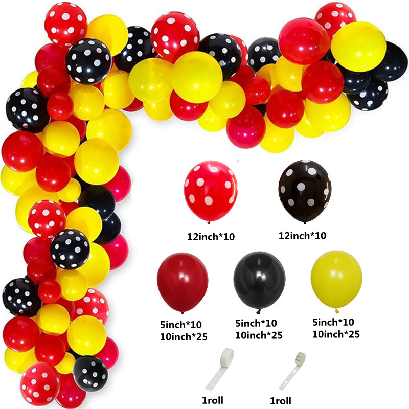 Czerwony czarny żółty balon gi – Wedding Supply Kit recenzja i cena