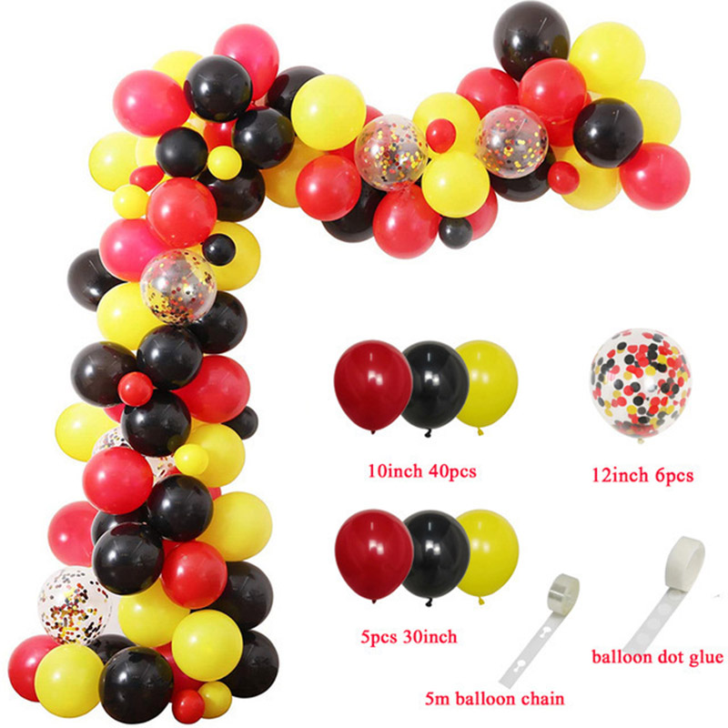 Czerwony czarny żółty balon gi – Wedding Supply Kit recenzja i cena